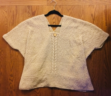 Puncho style sweater-2